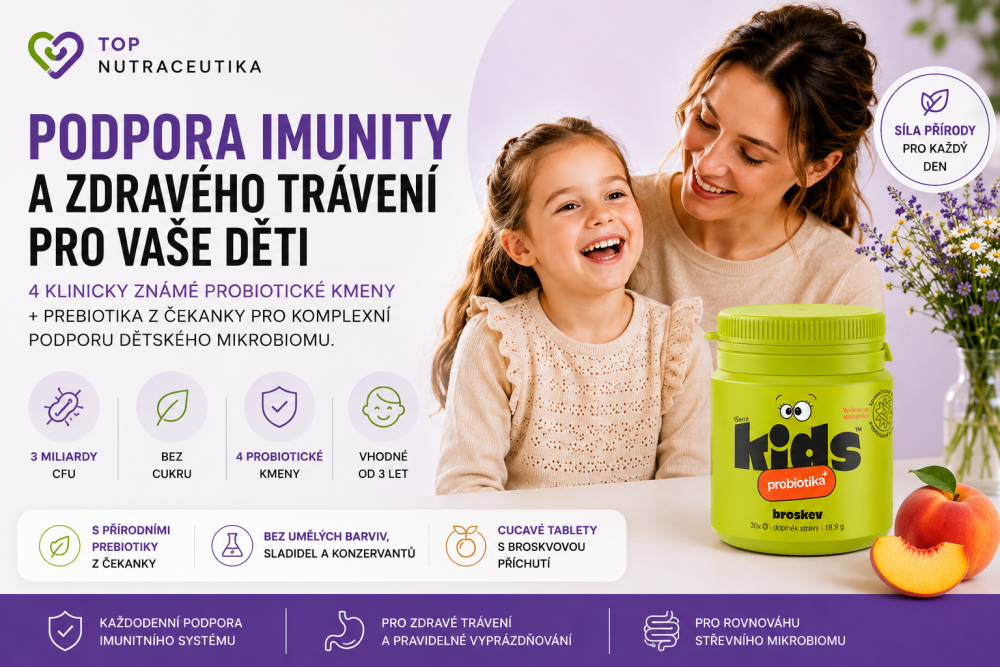 Verra KIDS Probiotika+ dětská probiotika pro imunitu a zdravé trávení