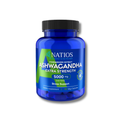 Ashwagandha Extract, 5000 mg, NATIOS, 90 veganských kapslí