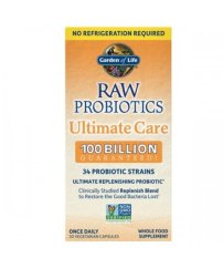 RAW Probiotika – dokonalá péče, GARDEN OF LIFE – 100 miliard CFU 30 vegetariánských kapslí