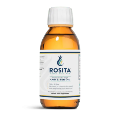 Extra panenský olej z tresčích jater, Rosita, 150 ml