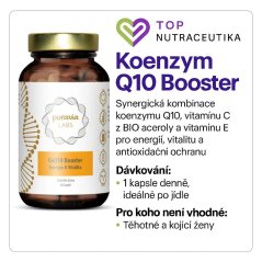 Puravia Labs: Koenzym Q10 Booster - kapsle