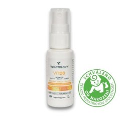 Vitamin D3 Vitashine ve spreji, Vegetology, 20 ml