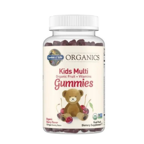 Mykind Organics Multi Gummies pro děti, příchuť třešně, 120 gumídků