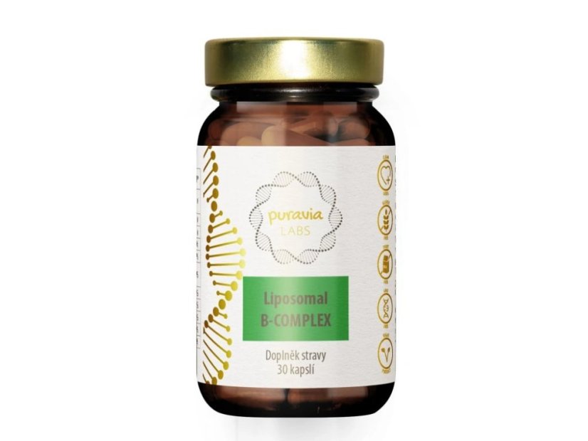 Lipozomální B-KOMPLEX kapsle, Puravia LABS