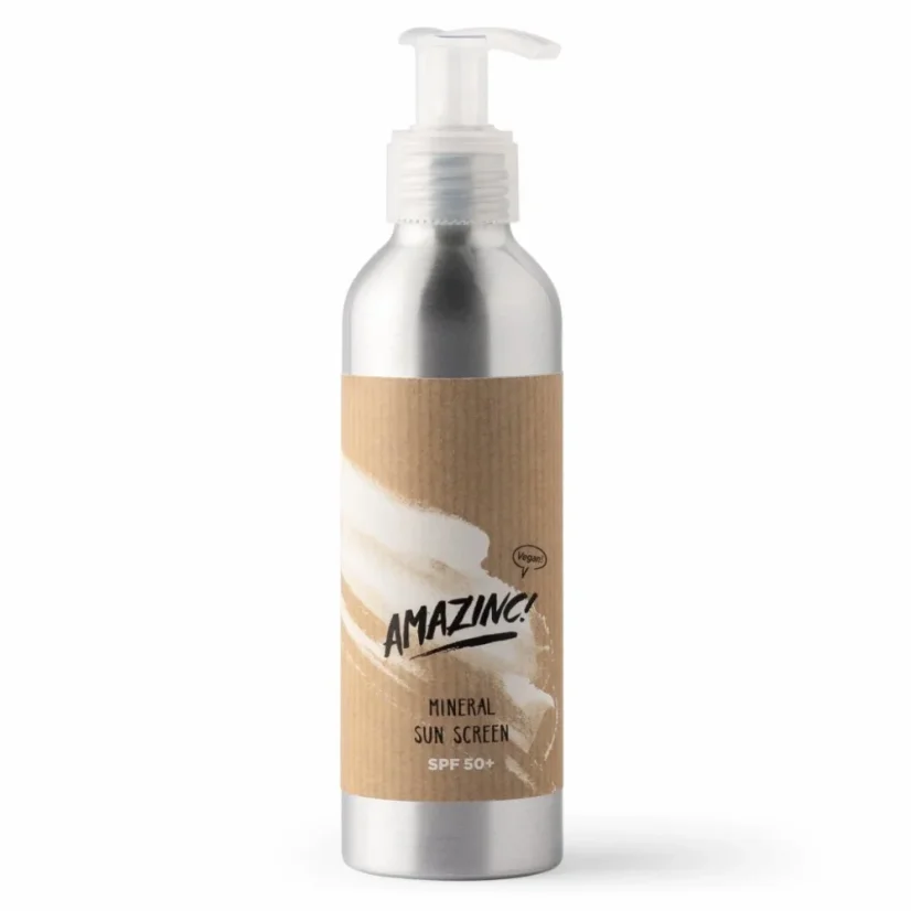 Minerální Opalovací Krém SPF50, Amazinc!