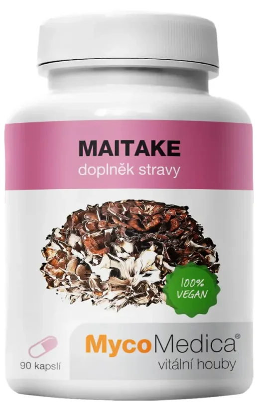 Maitake – vitální houba pro metabolickou rovnováhu, 90 kapslí, Mycomedica