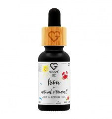 Iron for Kids – Železo pro děti, GOODIE, kapky 30 ml