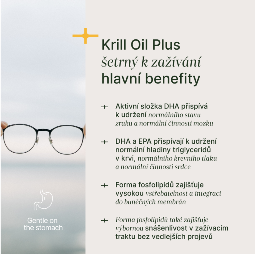 Krill Oil Plus, TRIME - 180 kapslí