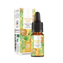 Sonnen kind – Vitamín D3 + K2 (MK7), Naturtreu, kapky pro děti od 4 let, 10 ml