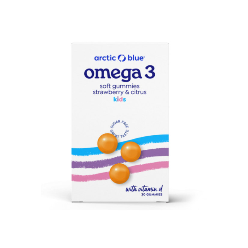 ARCTIC BLUE: OMEGA-3 GUMMIES (250 mg DHA, 70 mg EPA + VITAMIN D 200IU)