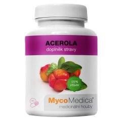 Acerola, Mycomedica, 500 mg extraktu, 90 kapslí