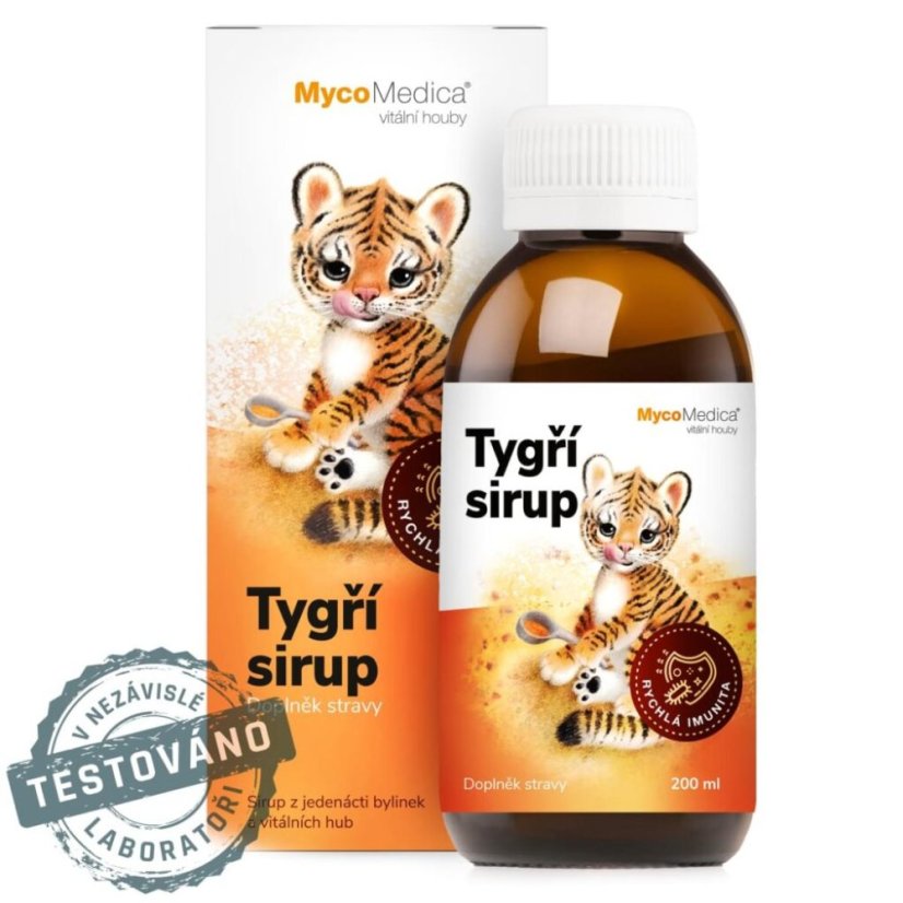 Tygří sirup, Mycomedica, 200 ml
