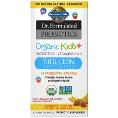 Probiotika Organics Kids+, 5 billion, DR. FORMULATED