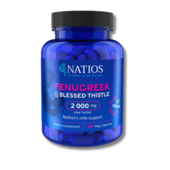 Fenugreek- Pískavice a benedikt na podporu laktace, NATIOS, 120 kapslí