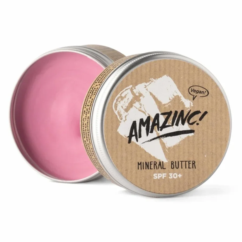 Minerální tělové máslo SPF 30, Amazinc!, 70g