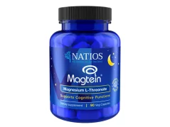 Magtein, Magnesium L-threonate, NATIOS, 90 veganských kapslí