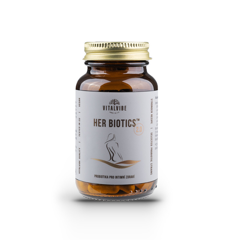 Her Biotic 2.0, Probiotika pro intimní zdraví, VITALVIBE, 60 kapslí