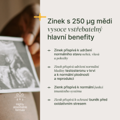 Zinek chelát 15 mg + měď, TRIME