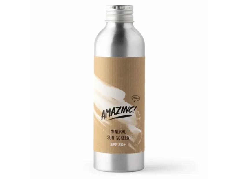 Minerální opalovací krém SPF 30 pro citlivou pokožku, AMAZINC! | Přírodní ochrana bez chemie
