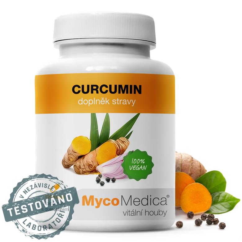 Curcumin, Mycomedica, 120 kapslí